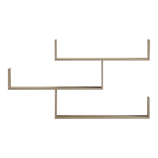 Ραφιέρα τοίχου Tiber  sonoma 120x22x67εκ