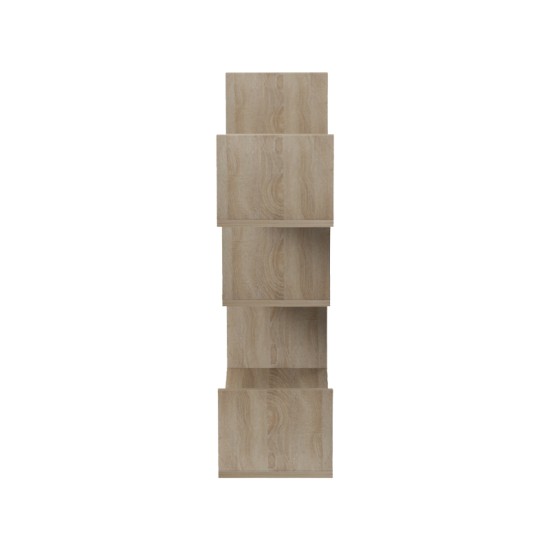 Ραφιέρα τοίχου Tiber  sonoma 120x22x67εκ