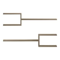 Ραφιέρα τοίχου Sumpa  2 τεμ sonoma 65x20x18εκ