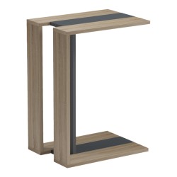Βοηθητικό τραπέζι Muju  sonoma- ανθρακί  30x40x55εκ
