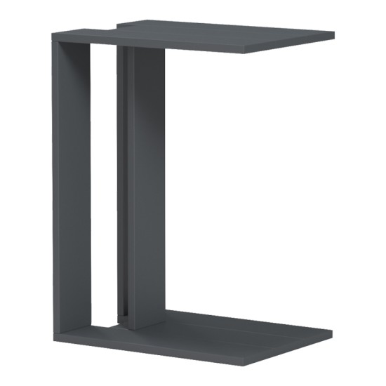 Βοηθητικό τραπέζι Muju  ανθρακί  30x40x55εκ