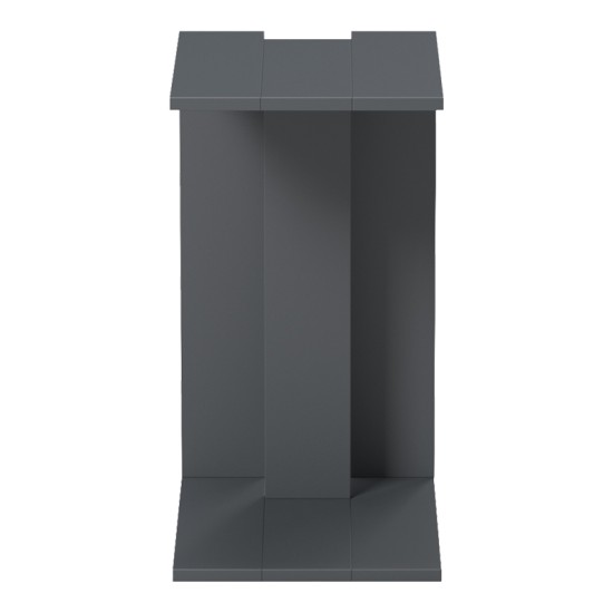 Βοηθητικό τραπέζι Muju  ανθρακί  30x40x55εκ