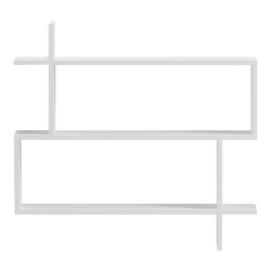 Ραφιέρα τοίχου Paralel  λευκό 70x22x65,5εκ