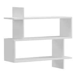 Ραφιέρα τοίχου Paralel  λευκό 70x22x65,5εκ