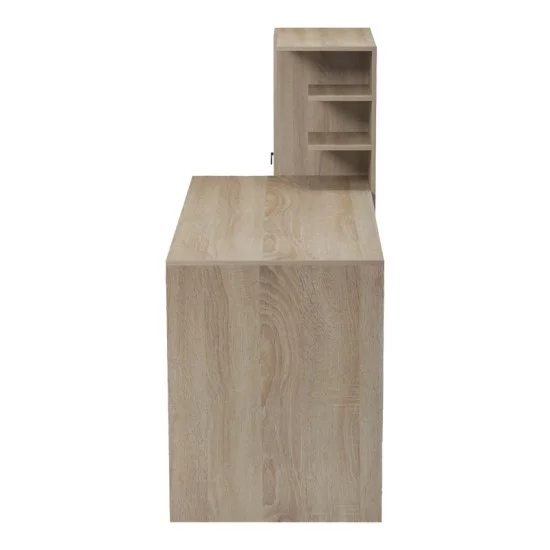 Γραφείο εργασίας με βιβλιοθήκη Felanbo  sonoma 160x60x125εκ