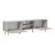 Έπιπλο τηλεόρασης Gorna  μπεζ εφέ μαρμάρου 180x35x48.6εκ
