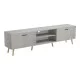 Έπιπλο τηλεόρασης Gorna  μπεζ εφέ μαρμάρου 180x35x48.6εκ