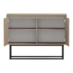 Μπουφές Dabia  sonoma-πόδι μαύρο μέταλλο 100x40x74εκ