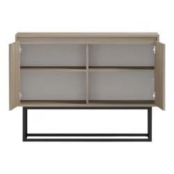 Μπουφές Dabia  sonoma-πόδι μαύρο μέταλλο 100x40x74εκ