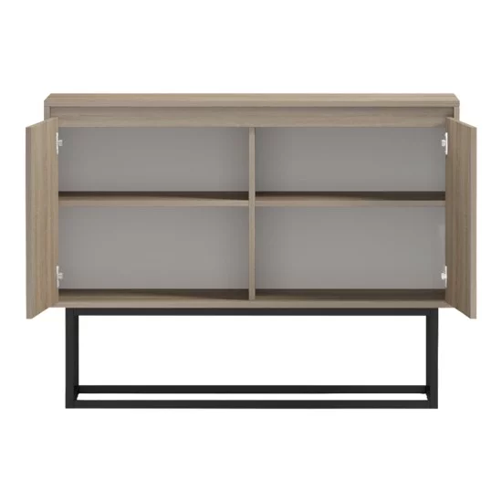 Μπουφές Dabia  sonoma-πόδι μαύρο μέταλλο 100x40x74εκ