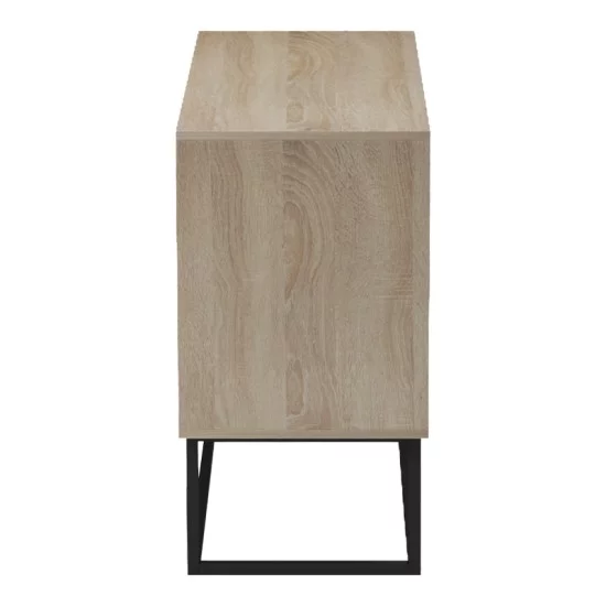 Μπουφές Dabia  sonoma-πόδι μαύρο μέταλλο 100x40x74εκ