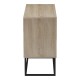Μπουφές Dabia  sonoma-πόδι μαύρο μέταλλο 100x40x74εκ--(Eλάχ.Ποσότητα:)