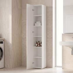 Ντουλάπα-στήλη Anira  λευκό 30x30x180εκ
