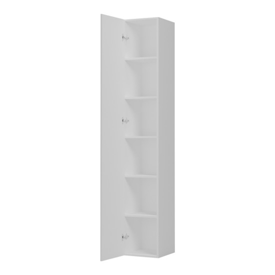 Ντουλάπα-στήλη Anira  λευκό 30x30x180εκ