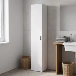 Ντουλάπα-στήλη Anira  λευκό 30x30x180εκ