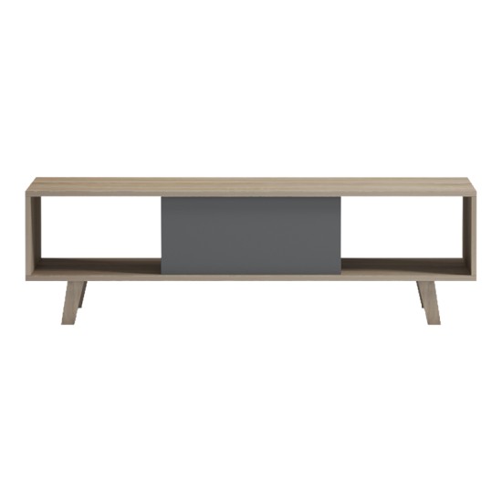 Τραπέζι σαλονιού Elonza  sonoma-ανθρακί 120x60x36εκ