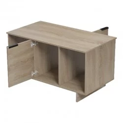 Τραπέζι σαλονιού Nalinda  sonoma 100x55x55εκ