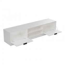 Έπιπλο τηλεόρασης Lemardo  λευκό 180x40x40εκ