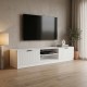 Έπιπλο τηλεόρασης Lemardo  λευκό 180x40x40εκ