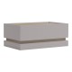 Τραπέζι σαλονιού Wendo  taupe-sonoma 97x60x40εκ