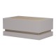 Τραπέζι σαλονιού Wendo  taupe-sonoma 97x60x40εκ