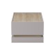 Τραπέζι σαλονιού Wendo  taupe-sonoma 97x60x40εκ