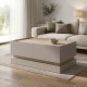 Τραπέζι σαλονιού Wendo  taupe-sonoma 97x60x40εκ