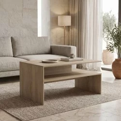 Τραπέζι σαλονιού Coffa  sonoma 90x60x45εκ