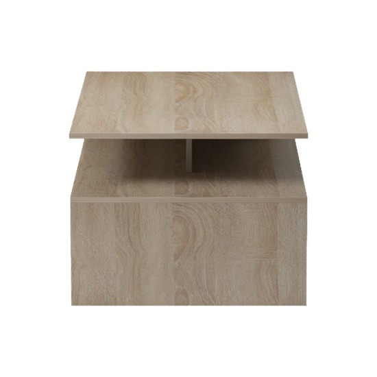Τραπέζι σαλονιού Coffa  sonoma 90x60x45εκ