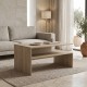 Τραπέζι σαλονιού Coffa  sonoma 90x60x45εκ