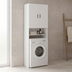 Έπιπλο πλυντηρίου Tzelio  λευκό 65x30x180εκ