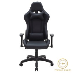 Καρέκλα γραφείου gaming Hartley  PU μαύρο Model: 232-000007