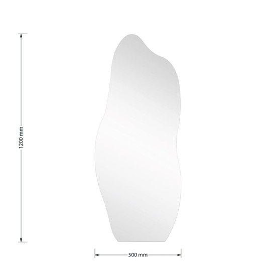 Καθρέπτης Ιrregular 1  50x1x120εκ Model: 233-000010