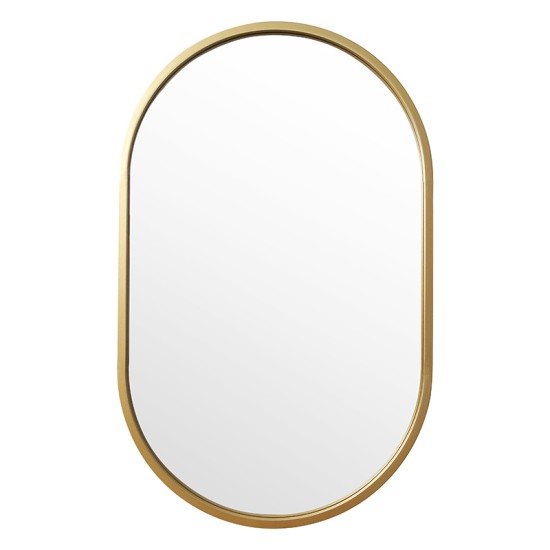 Καθρέπτης Ellipse χρυσό 50x2x80εκ Καθρέπτης Ellipse χρυσό 50x2x80εκ