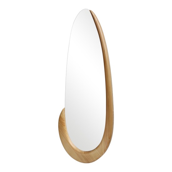 Καθρέπτης οβάλ Marly mdf σε φυσική απόχρωση 50.5x4x127εκ Καθρέπτης οβάλ Marly mdf σε φυσική απόχρωση 50.5x4x127εκ