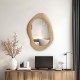 Καθρέπτης οβάλ Enola mdf σε φυσική απόχρωση 54x2.5x80εκ Καθρέπτης οβάλ Enola mdf σε φυσική απόχρωση 54x2.5x80εκ