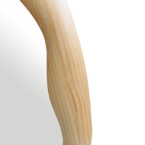 Καθρέπτης οβάλ Enola mdf σε φυσική απόχρωση 54x2.5x80εκ Καθρέπτης οβάλ Enola mdf σε φυσική απόχρωση 54x2.5x80εκ