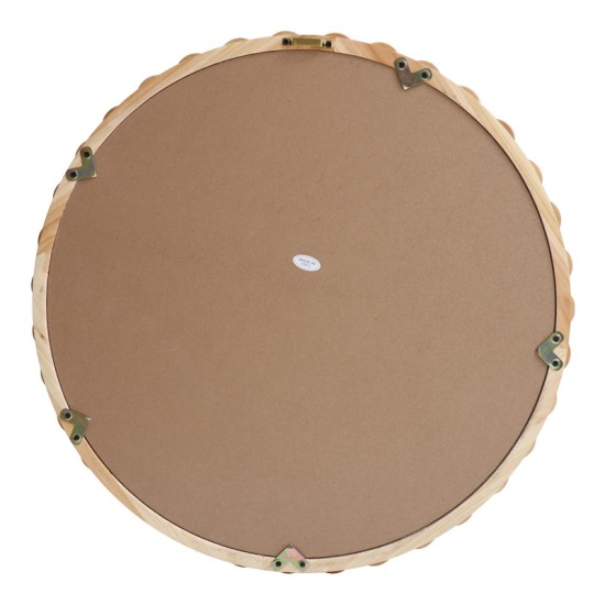 Καθρέπτης Specio ξύλο σε φυσική απόχρωση Φ60x4.5εκ Καθρέπτης Specio ξύλο σε φυσική απόχρωση Φ60x4.5εκ