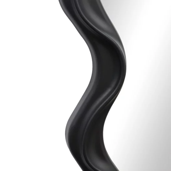 Καθρέπτης Liquid  pp σε μαύρη απόχρωση 26x2.7x39εκ