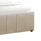 Κρεβάτι διπλό Tatiana pakoworld ύφασμα μπεζ με αποθηκευτικό χώρο 160x200εκ Model: 234-000002