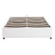 Κρεβάτι διπλό Circe pakoworld PU λευκό με αποθηκευτικό χώρο 150x200εκ Model: 234-000004