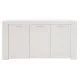 Μπουφές Joanna λευκό 144x42x80εκ Μπουφές Joanna λευκό 144x42x80εκ