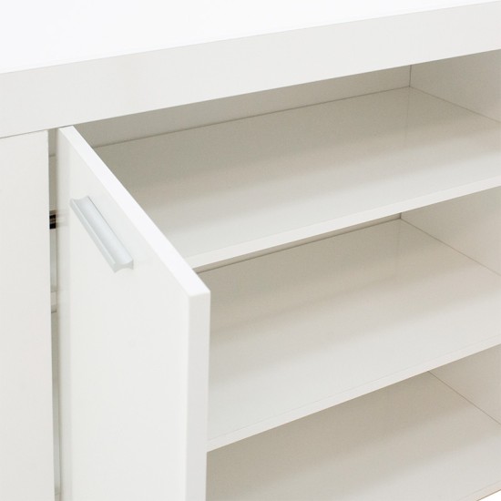 Μπουφές Joanna λευκό 144x42x80εκ Μπουφές Joanna λευκό 144x42x80εκ