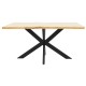Tραπέζι Gilman MDF sonoma-μαύρο 150x90x75εκ Tραπέζι Gilman MDF sonoma-μαύρο 150x90x75εκ