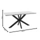 Tραπέζι Gilman MDF sonoma-μαύρο 150x90x75εκ Tραπέζι Gilman MDF sonoma-μαύρο 150x90x75εκ