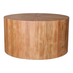 Τραπέζι Osiri  ξύλο acacia σε φυσική απόχρωση Φ80x45εκ Τραπέζι Osiri  ξύλο acacia σε φυσική απόχρωση Φ80x45εκ