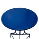 Τραπέζι Noah pakoworld μεταλλικό μπλε Φ58x72εκ Model: 243-000010