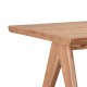 Τραπέζι Winslow  ξύλο rubberwood σε ανοιχτό καρυδί χρώμα 180x85x75εκ