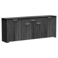 Μπουφές Kinley  grey-wenge 210x40x82εκ