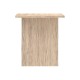 Τραπέζι Kumba σε oak απόχρωση 80x40x42εκ Τραπέζι Kumba σε oak απόχρωση 80x40x42εκ
